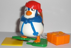 Pinguin mit Geschenk 2010