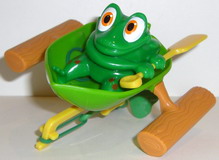 Ostern 2011 - Frosch im Boot