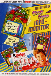 Kinder Schokolade - Crazy Croco Info-Monitor