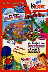 Kinder Schokolade - Crazy Croco Staedtetour